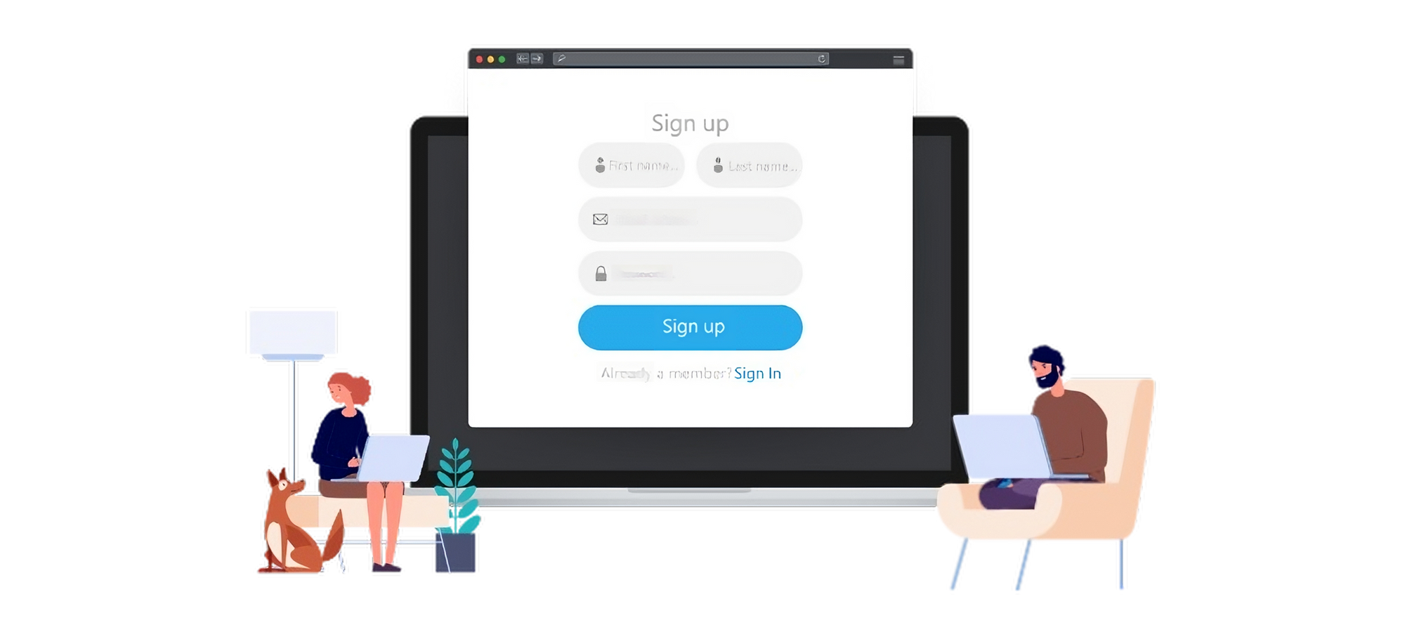 12 powerful tips for sign-up and login page design