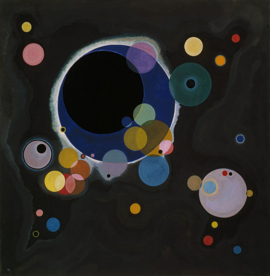 1926 / Several Circles by Wassily Kandinsky / Abstractionism