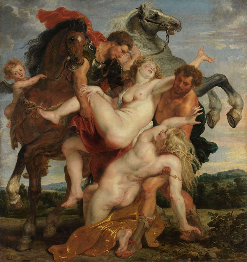 1618 / The Rape of the Daughters of Leucippus by Rubens