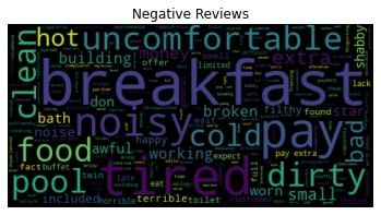 Negative reviews