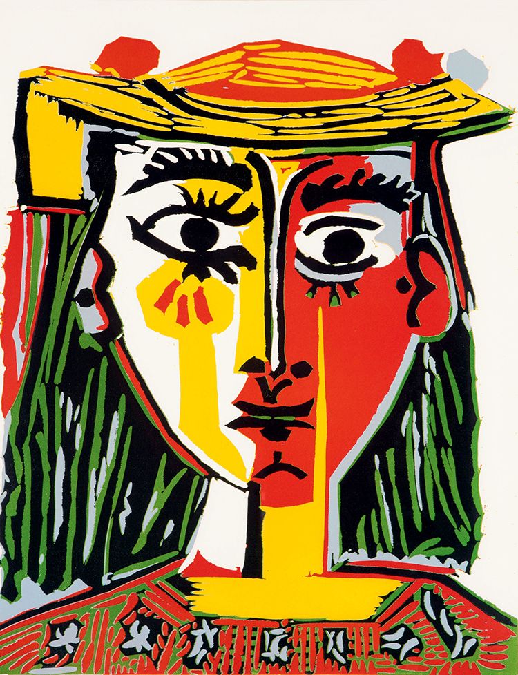 1962 / Portrait of a Woman with a Hat by Picasso