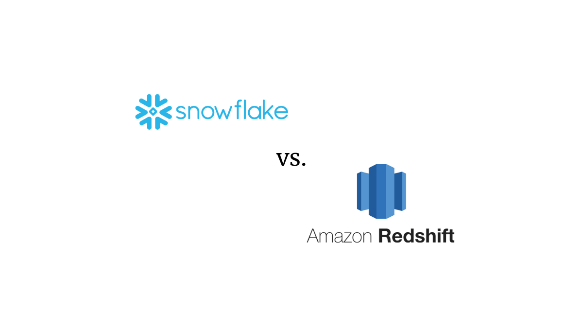 Snowflake vs Redshift logos.