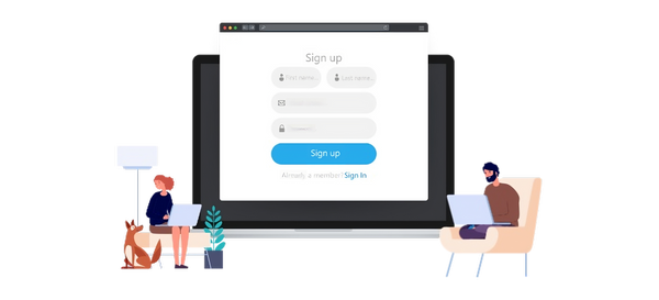 12 powerful tips for sign-up and login page design